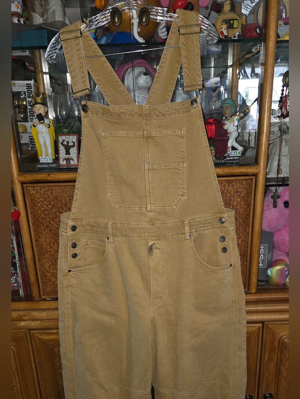 WE THE FREE PEOPLE GOOD LUCK BARREL OVERALLS - Picture 2 of 6